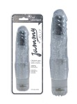 ŻELOWY WIBRATOR JAMMY JELLY CRUSHY GLITTER CLEAR