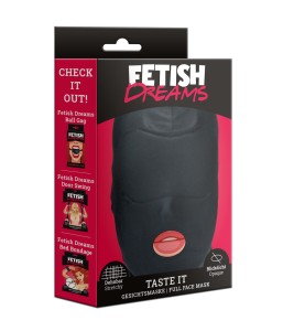 CZARNA MASKA FETISH DREAMS TASTE IT