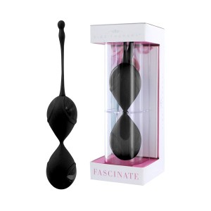 PODWÓJNE KULKI VIBE THERAPY FASCINATE BLACK
