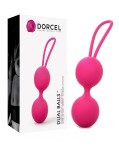 SILIKONOWE KULKI GEJSZY DORCEL DUAL BALLS PINK