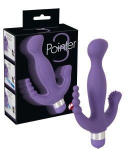 WIBRATOR 3-POINTER STYMULATOR ŁECHTACZKI I ANUSA 