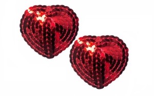 CZERWONE NAKŁADKI NA SUTKI BURLESQUE RAND RED