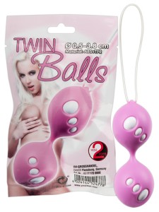 RÓŻOWE KULKI MIŁOŚCI TWIN BALLS