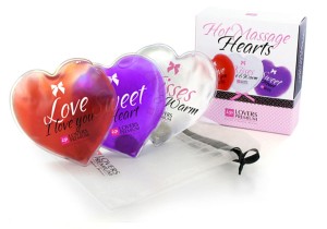 GORĄCE SERDUSZKA DO MASAŻU LOVERS PREMIUM 3 SZT.