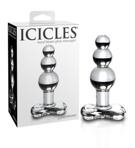 SZKLANY KOREK ANALNY ICICLES NO.47 PIPEDREAM