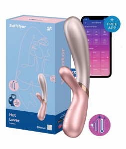 PODGRZEWANY WIBRATOR SATISFYER HOT LOVER + APLIKACJA