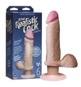 WIBRUJĄCE REALISTYCZNE DILDO REALISTIC COCK 18 CM