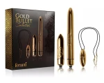 ZESTAW 3 WIBRATORÓW ROCKS OFF GOLD BULLET COLLECTION 