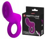 WIBRUJĄCY PIERŚCIEŃ EREKCYJNY NA PENISA COBRA