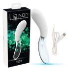 WIBRATOR LIAISON LED CURVE ZE SZKŁA I SILIKONU