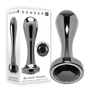 ALUMINIOWY KOREK ANALNY GENDER X BLACK PEARL
