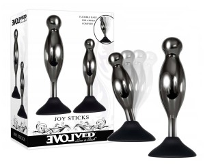 ZESTAW ALUMINIOWYCH KORKÓW ANALNYCH JOY STICKS