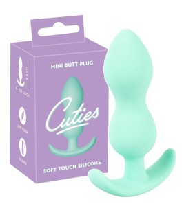 KOREK ANALNY MINI CUTIES GREEN TALIOWANY SILIKON