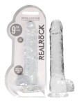 REALISTYCZNE DILDO REALROCK CRYSTAL CLEAR 22 CM
