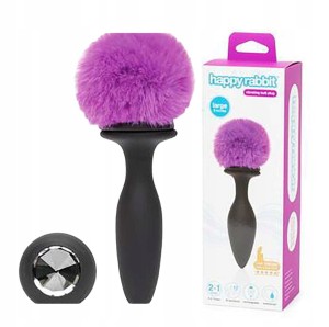 WIBRUJĄCY KOREK ANALNY HAPPY RABBIT LARGE