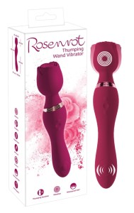 ROSENROT PODWÓJNY MASAŻER Z FUNKCJĄ WIBRATORA - 2 SILNIKI