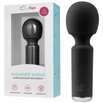 MINI MASAŻER EROTYCZNY VIBE WAND BLACK 10 WIBRACJI USB