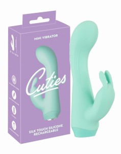 ELASTYCZNY WIBRATOR CUTIES MINI GREEN Z 2 SILNIKAMI