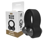 PIERŚCIEŃ EREKCYJNY NA PENISA Z DWOMA CIĘŻARKAMI RAMROD