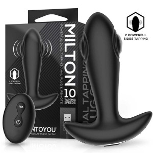 KOREK ANALNY MILTON DUAL TAPPING ANAL PLUG STEROWANY PILOTEM