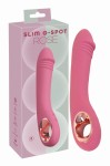 SILIKONOWY WIBRATOR DO PUNKTU G SLIM G-SPOT ROSE USB