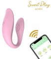 WIBRATOR TYPU C DLA PAR, STEROWANY APLIKACJĄ EROSPACE SWEET PLAY A7 8