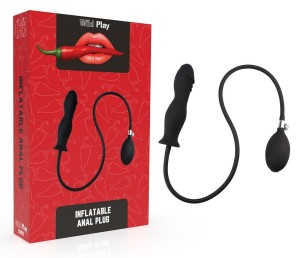 POMPOWANY SILIKONOWY KOREK ANALNY WILD PLAY