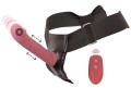 Wibrujący Zestaw Strap-on i Dildo z 2 Silnikami Sterowany Pilotem 1.jpg