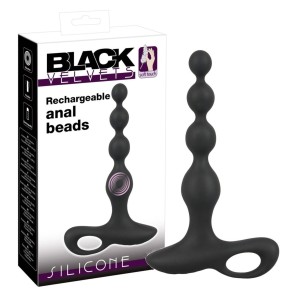 WIBRUJĄCE KORALIKI ANALNE Z SZEROKĄ PODSTAWĄ 10 WIBRACJI USB