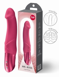 SILIKONOWY WIBRATOR PUNKTU G FUN FACTORY MR. BOSS RED