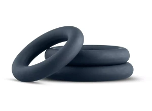 Boners 3-Częściowy Zestaw Silikonowych Pierścieni Na Penisa  3-Piece Cock Ring Set 