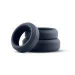 Boners 3 Ring Flat Kit – Zestaw 3 Płaskich Pierścieni na Penisa 