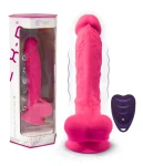 Realistyczny Wibrator Dildo SILEXPAN z Pilotem Termoreaktywny Silikon 20 cm