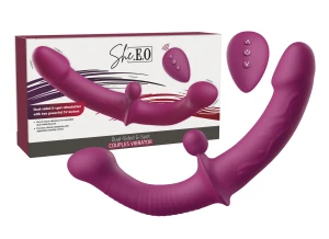 Podwójny Wibrator dla Par She.E.O Dual-Sided Sterowany Pilotem