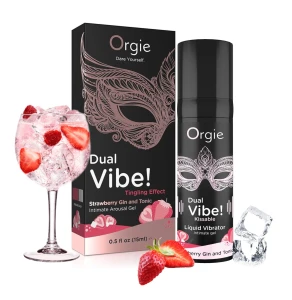 Żel Stymulujący Orgie Dual Vibe Strawberry Gin & Tonic 15 ml