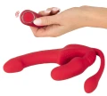 Potrójny Wibrator Dla Par Strap-On Bez Uprzęży z Korkiem i Pilotem 3in1_nor_f.jpg
