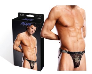 STRINGI MĘSKIE Z OTWARTYM TYŁEM CAMOUFLAGE