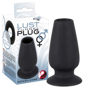SILIKONOWY KOREK ANALNY LUST TUNNEL PLUG Z TUNELEM - SIZE M