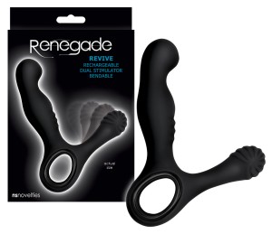 DWURAMIENNY MASAŻER ANALNY RENEGADE REVIVE Z WIBRACJAMI