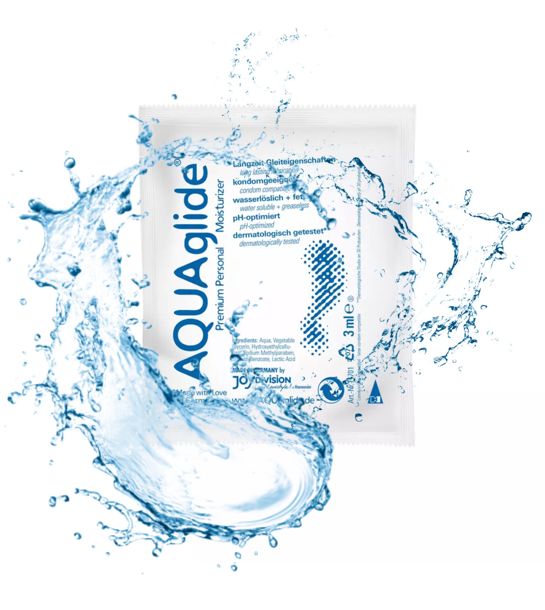 wysokiej jakości niemiecki lubrykant Aquaglide saszetka