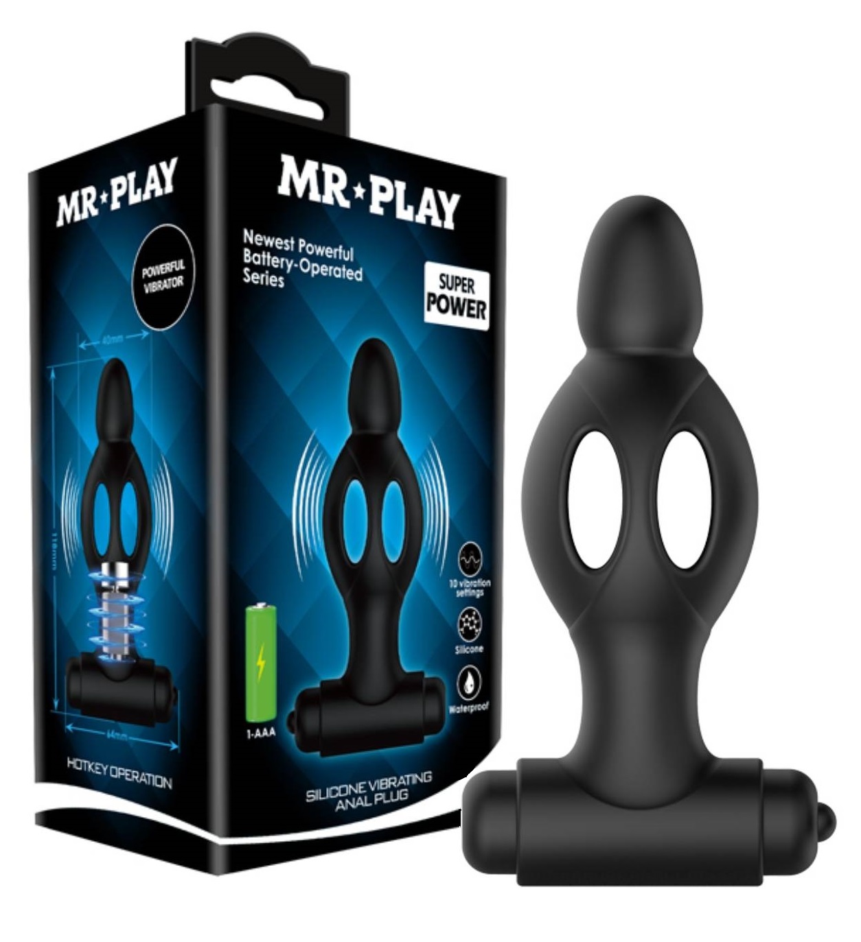 wibrujący korek analny Mr.Play