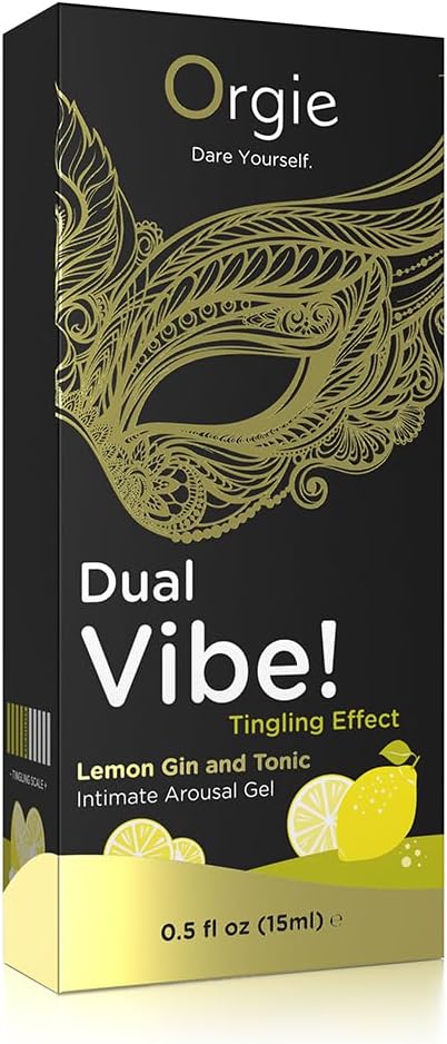Żel Stymulujący Orgie Dual Vibe Lemon Gin & Tonic 15 ml