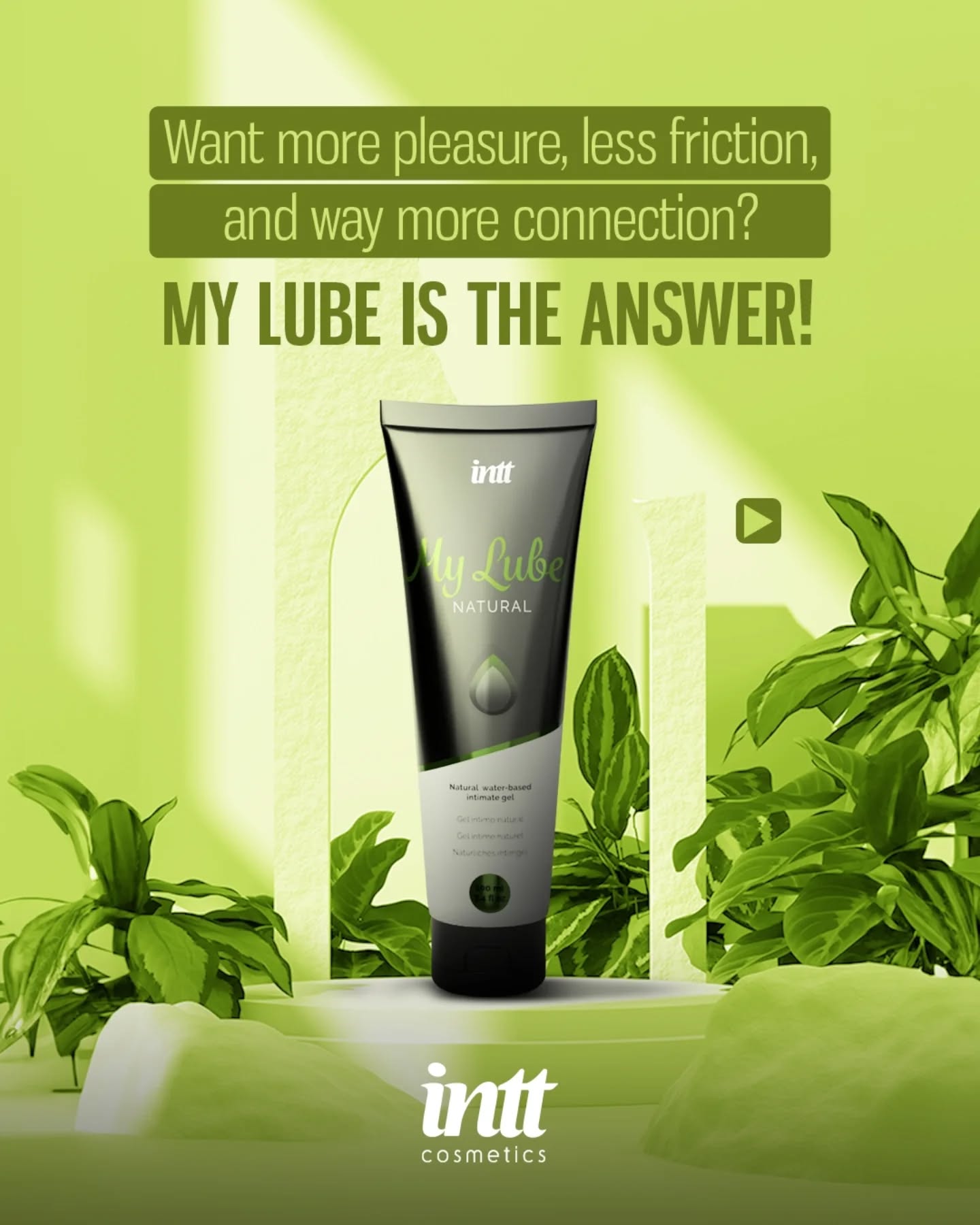Intt Natural Water-Based Intimate Gel