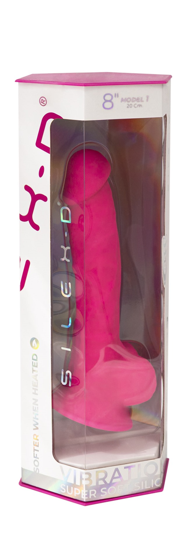 różowy realistyczny wibrator dildo Silexpan