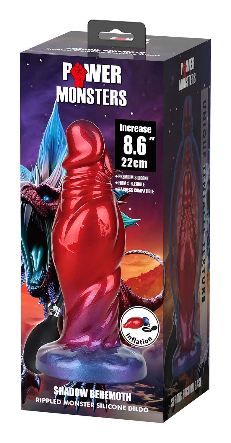 SHADOW BEHEMOTH POMPOWANE SILIKONOWE DILDO TYPU MONSTER