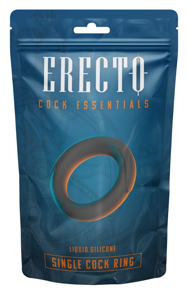 SINGLE COCK RING ERECTO ELASTYCZNY SILIKONOWY PIERŚCIEŃ NA PENISA