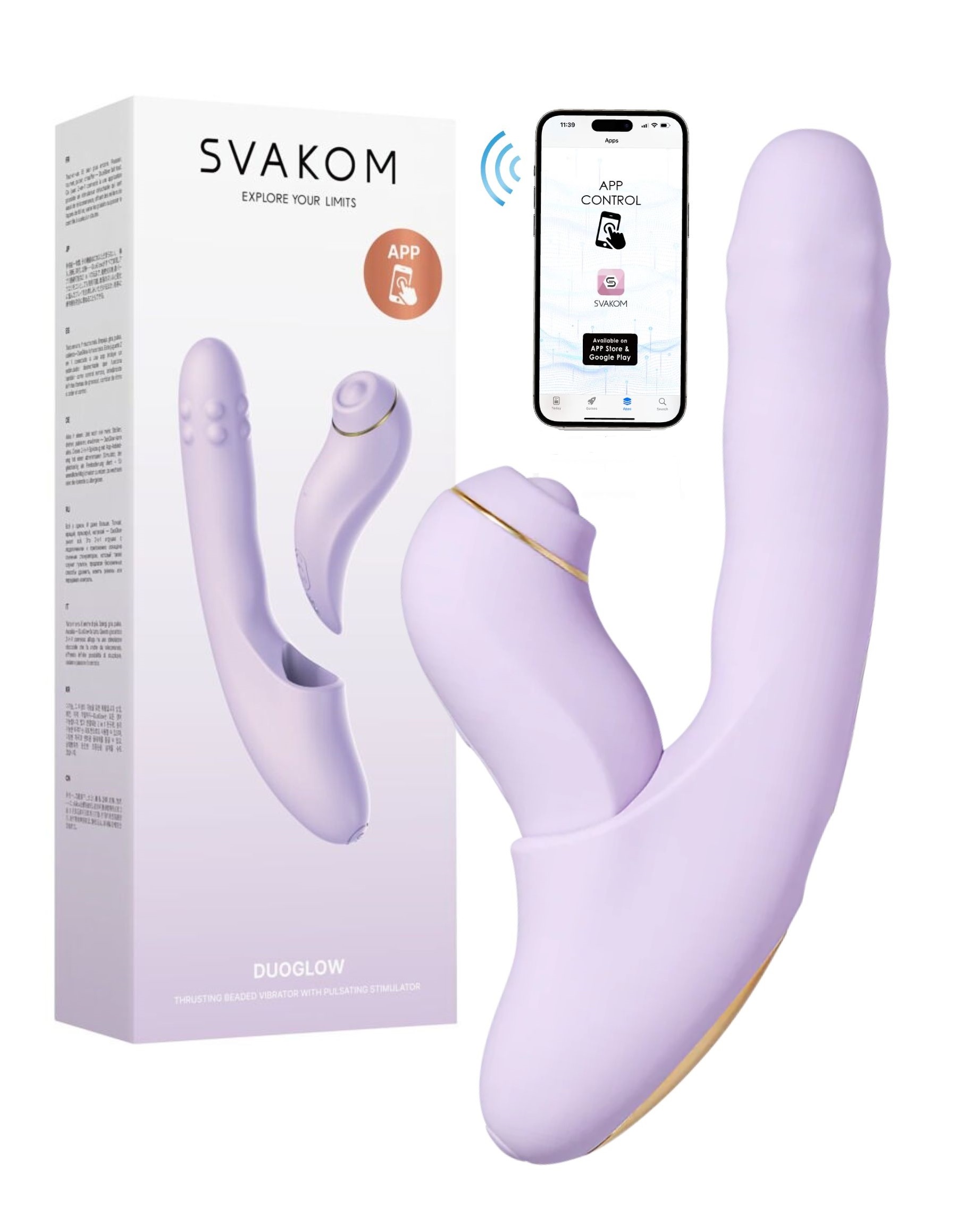 SVAKOM Duoglow sterowany aplikacją