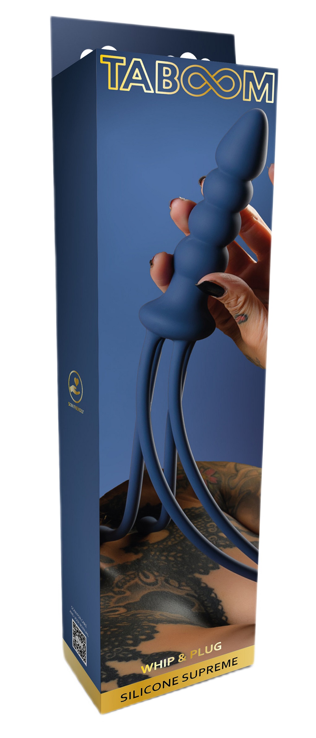 silikonowy korek analny i pejcz Taboom