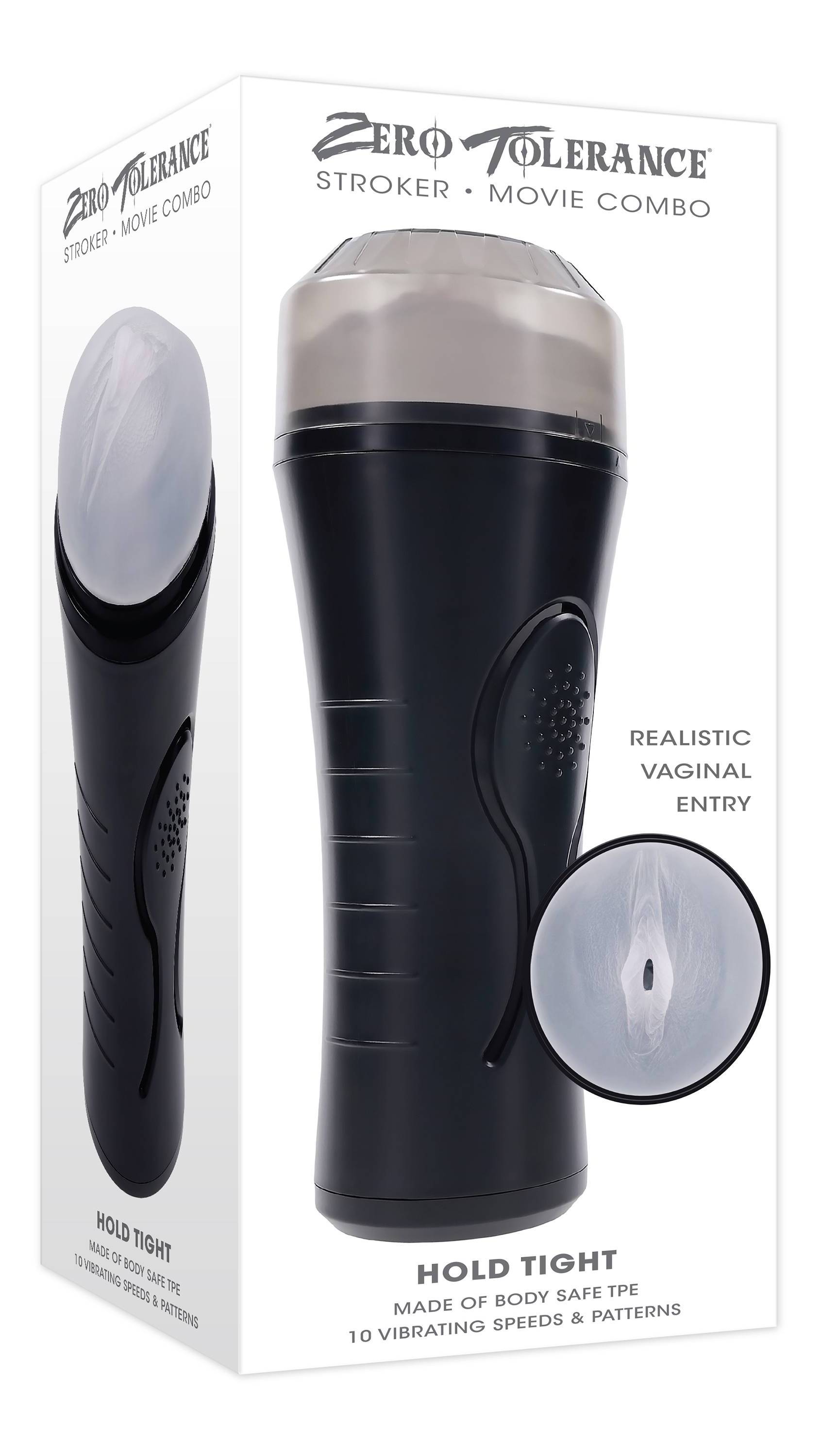 Masturbator ssący z wibracjami w tubie